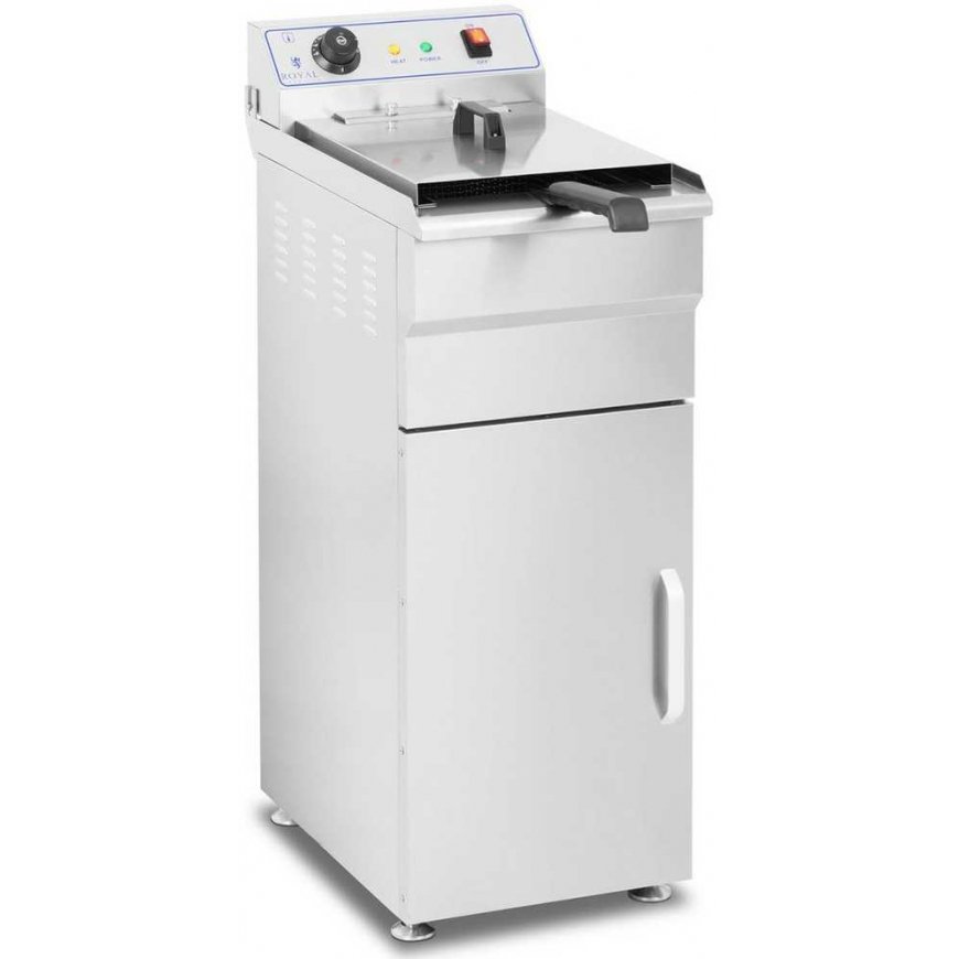 Royal Catering pastatoma elektrinė gruzdintuvė ant spintelės 400V 16L – 4