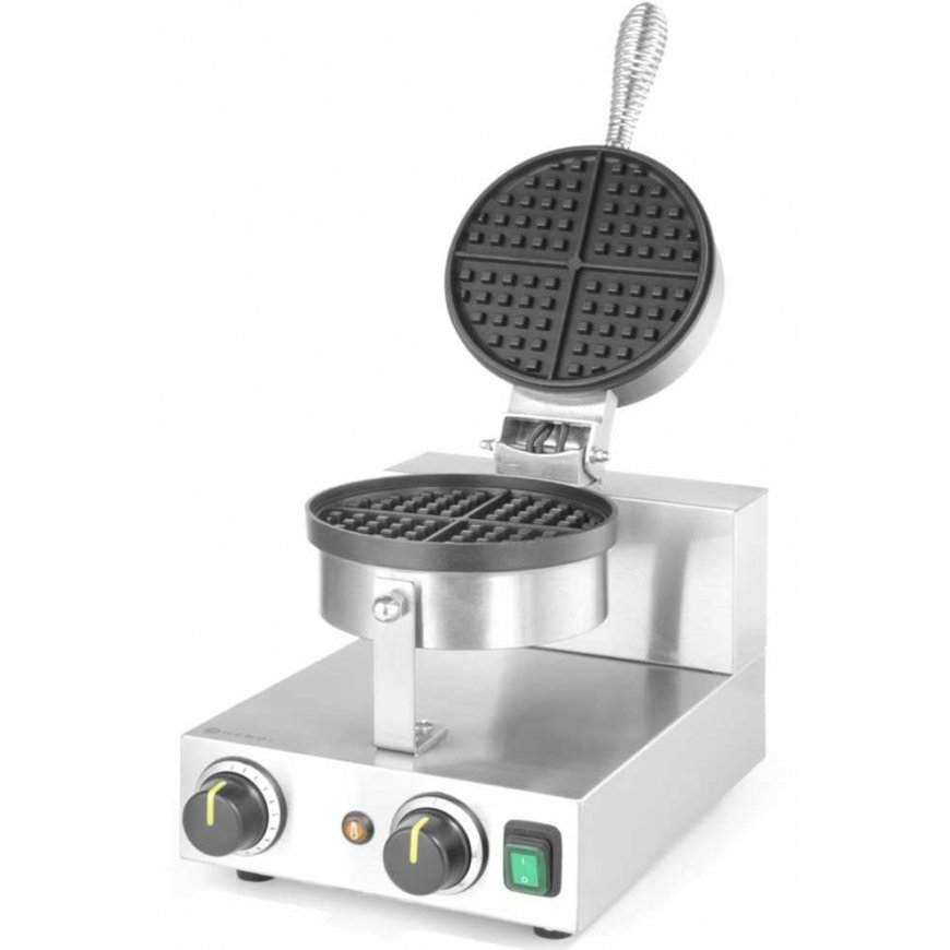 One round waffle maker for Belgian waffles TEFLON, diameter. 190 mm - Hendi 212172 – 2