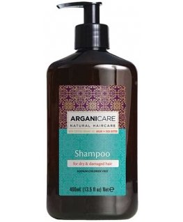 Arganicare Taukmedžio sviesto šampūnas sausiems ir pažeistiems plaukams 400ml