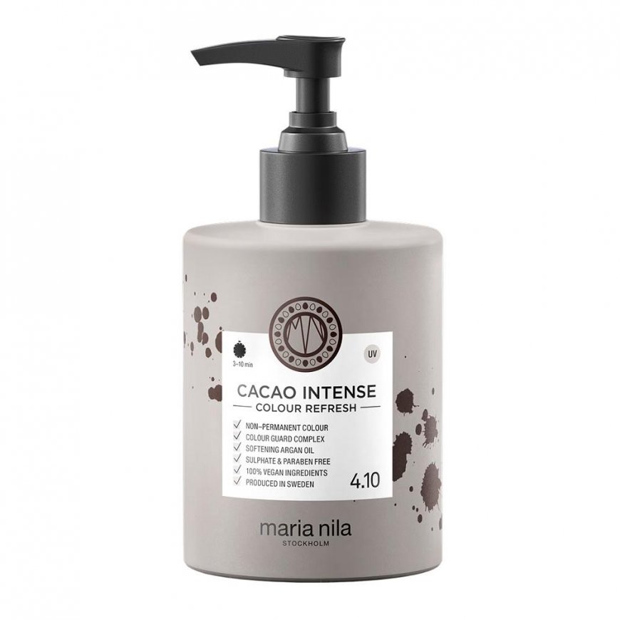 Maria Nila Color Refresh plaukų dažymo kaukė 4.10 Cacao Intense 300ml