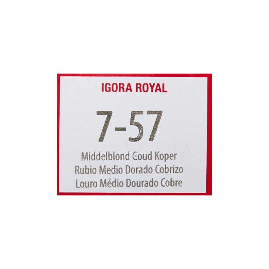 Plaukų dažai Schwarzkopf Igora Royal 7-57 60ml – 4