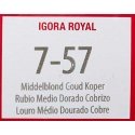 Hair dye Schwarzkopf Igora Royal 7-57 60ml