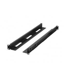 Rinkinys SZYN MONTAŻOWYCH DO SZAF RACK 19" PRZESUWNE 650-1090MM Juodas LANBERG