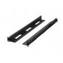 Set SZYN MONTAŻOWYCH DO SZAF RACK 19" PRZESUWNE 650-1090MM Black LANBERG Set SZYN MONTAŻOWYCH DO SZAF RACK 19" PRZESUWNE 650-1090MM Black LANBERG
