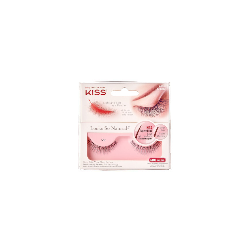 Kiss My Face Looks So Natural Lashes (1 pair) - False eyelashes for a natural look