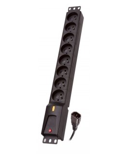 LESTAR 1966004987 удлинитель 3 m 230 розетка(и) Для помещений Черный