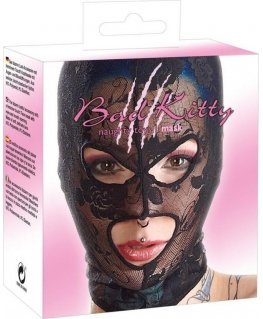 Bad Kitty - Black Mask Z Otworem Na Oczy I Usta Koronkowa