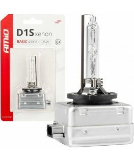 Żarówka xenonowa żarnik xenon d1s 35w 4300k basic blister amio-03863