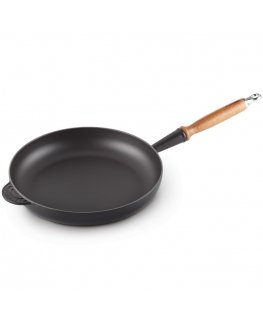 Le Creuset Cast iron pan with wooden handle Ø28cm