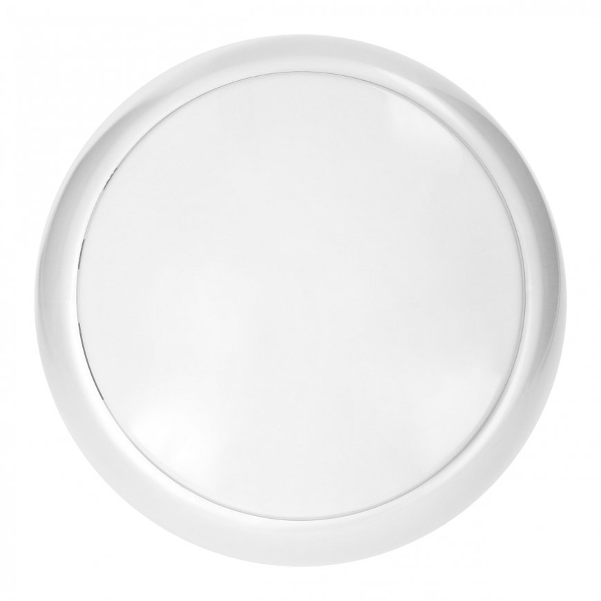 Orno KOKO lamp 2xE27 with microwave motion sensor, 2x40W, white-polypropylene, matte cover-polycarbonate, IP44, IK10 – 3