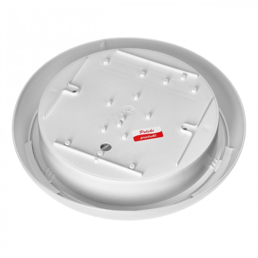 Orno KOKO lamp 2xE27 with microwave motion sensor, 2x40W, white-polypropylene, matte cover-polycarbonate, IP44, IK10 – 4
