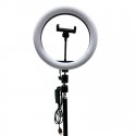 Elight ST10-5 26cm 10W LED Light Ring with Phone holder + 0.5m M