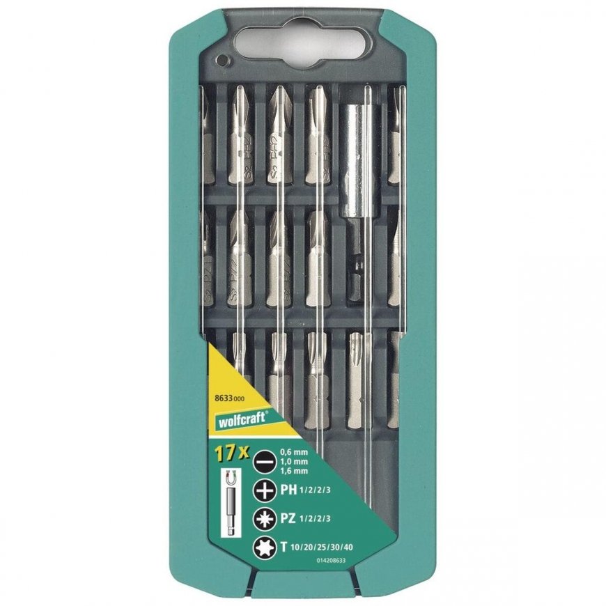 Drill Bit Set Wolfcraft 8633000 Screwdriver