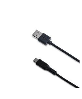 Celly USB-C USB kabelis USB A USB C Melns