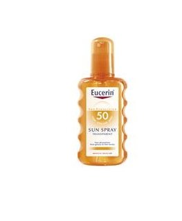 Eucerin Sun Aliejus Control Dry Touch Transparent Purškiklis Sun Losjonas kūnui