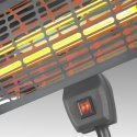 Eurom Q-time 2000S Iekštelpu un āra Melns 2000 W Elektriskais telpas kvarca sildītājs Eurom Q-time 2000S Iekštelpu un āra Melns 2000 W Elektriskais telpas kvarca sildītājs