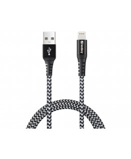 Sandberg 441-35 valguskaabel 1 m Must, Hall