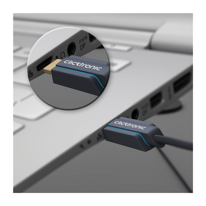 ClickTronic 40989 HDMI-kaapeli 1,5 m HDMI-tyyppi A (vakio) Musta – 2