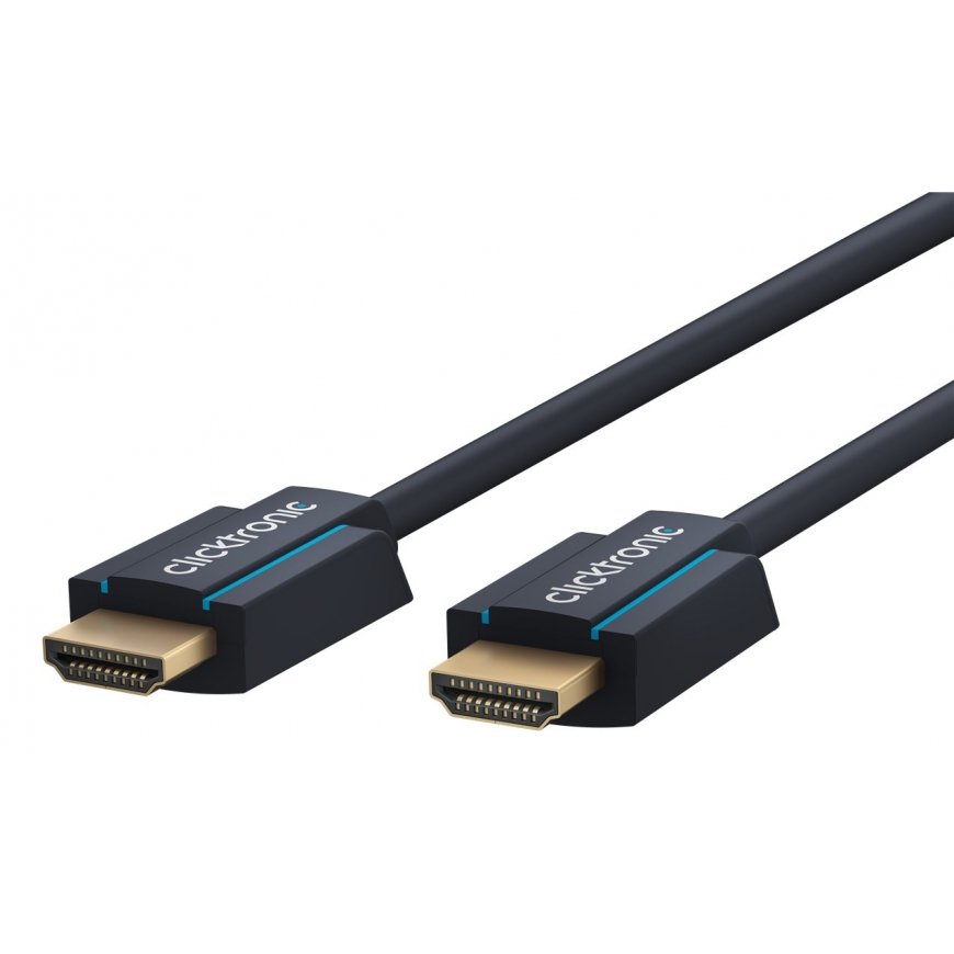 ClickTronic 40989 HDMI kabelis 1,5 m HDMI Type A (Standard) Melns – 5