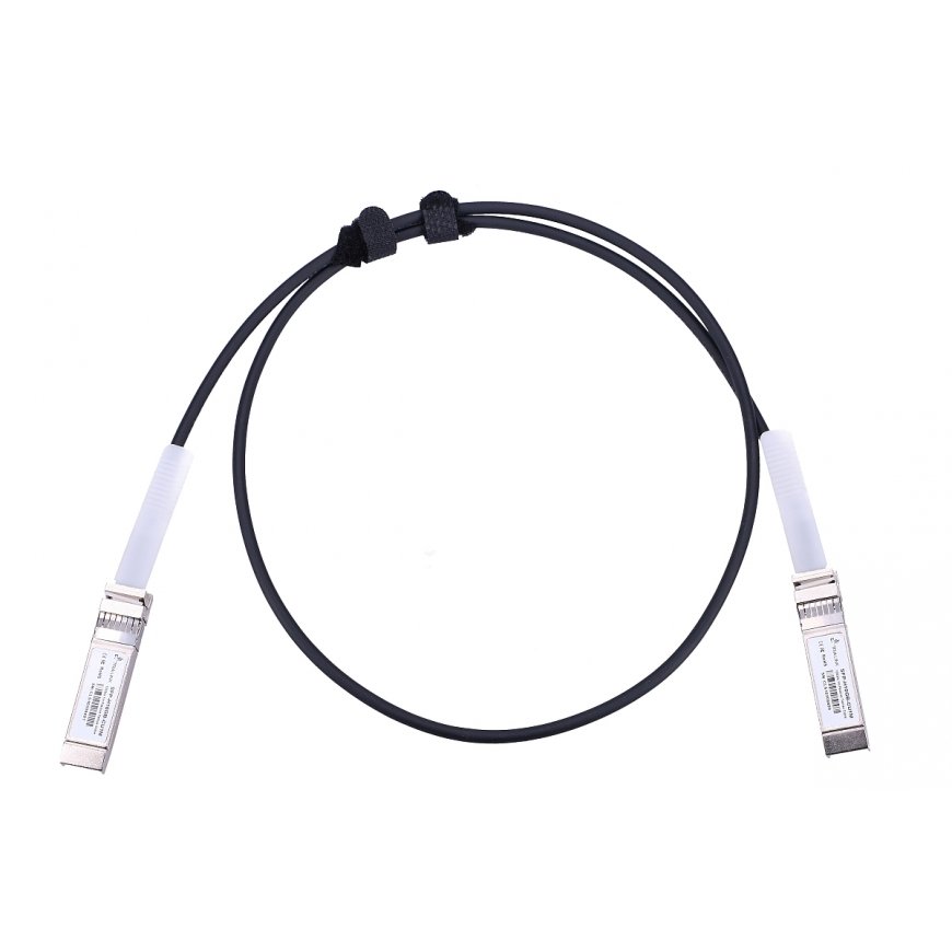 Extralink EX.2268 InfiniBand ja kiudoptilised kaablid 1 m SFP+ DAC Must