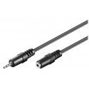 Microconnect 33723 audiokaapeli 2 m 2.5mm Musta Microconnect 33723 audiokaapeli 2 m 2.5mm Musta