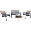 Garden furniture set Rosario Balcony Set brown Garden furniture set Rosario Balcony Set brown