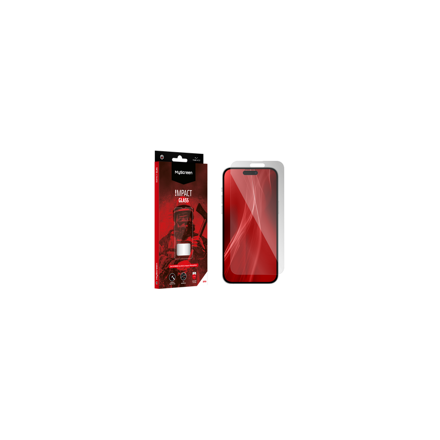 MS HybridGLASS iPhone 15 Pro 6.1" Szkło Hybrydowe
