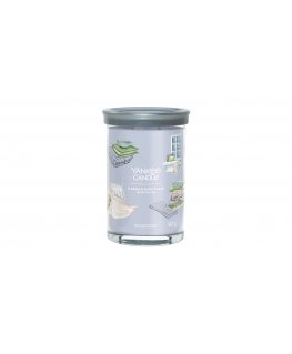 Yankee Candle A Calm & Quiet Place wax candle Cylinder Floral Grey 1 pc(s)