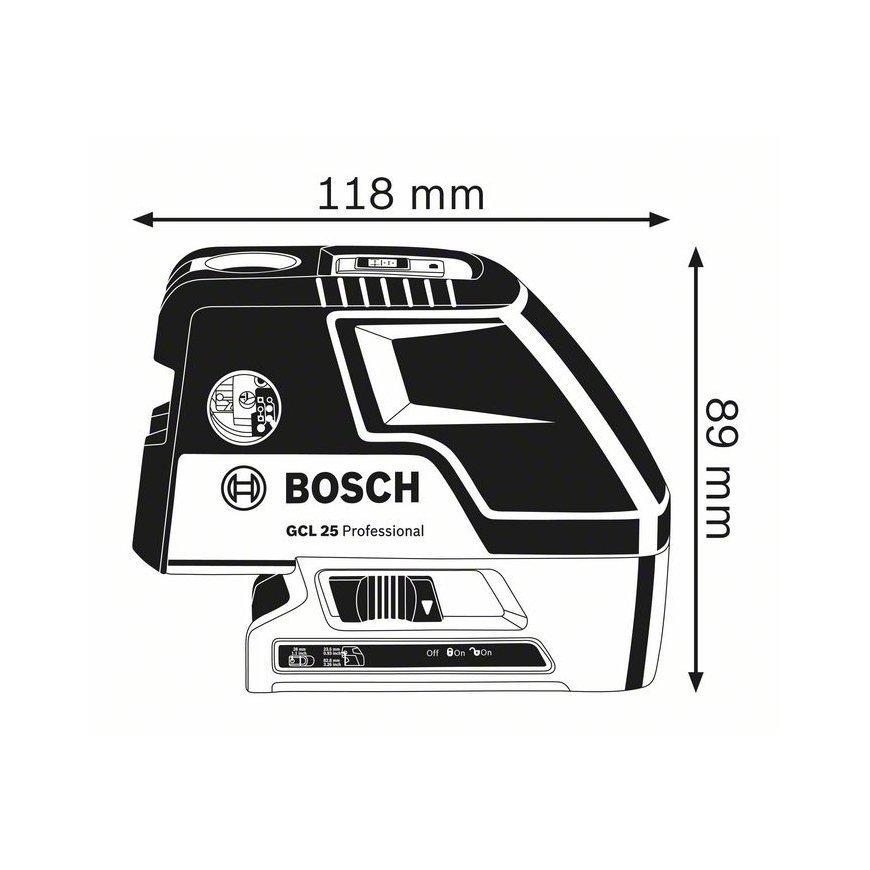 Bosch 0 601 066 B00 laser level Point level 635 nm ( 1 mW) – 2