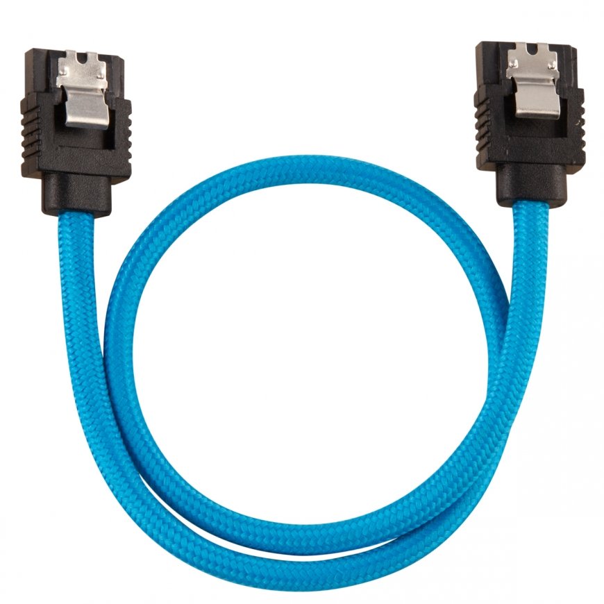 Corsair CC-8900251 SATA kabelis 0,3 m SATA 7-pin Melns, Zils