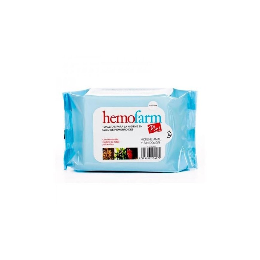 "Hemofarm Plus" wet wipes 20 envelopes