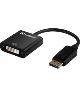 Sandberg 508-45 video kabeļu aksesuārs DisplayPort DVI-D Melns