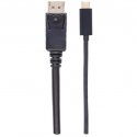 Manhattan 152464 videokaabliadapter 2 m USB tüüp-C DisplayPort Must Manhattan 152464 videokaabliadapter 2 m USB tüüp-C DisplayPort Must