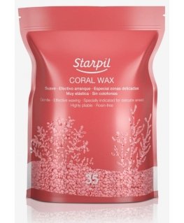 Depilatory wax granules Starpil Coral Wax Pearls, coral color, 1kg