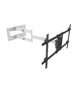 Multibrackets 6874 televizoriaus laikiklis 190,5 cm (75") Juoda, Balta