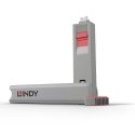 Lindy 40425 jungčių blokatorius Prievadų blokatorius + raktas C tipo USB Rožinė 5 vnt