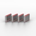 Lindy 40425 pordilukk Pordilukk + võti USB tüüp-C Roosa 5 tk