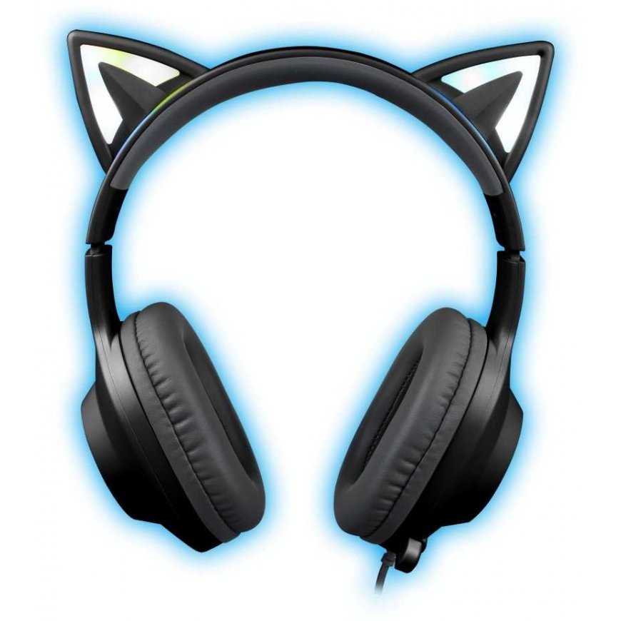 Foxxray Shining Cat Wired Gaming Headset Black/Grey – 2