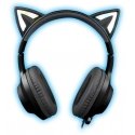 Foxxray Shining Cat Ausinės Žaidimams su laidu Juodas/Pilkas Foxxray Shining Cat Ausinės Žaidimams su laidu Juodas/Pilkas