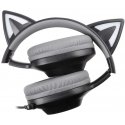 Foxxray Shining Cat Wired Gaming Headset Black/Grey