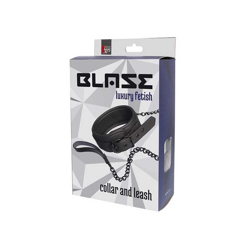 Dream Toys Black collar and leash