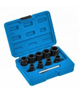 Hogert Technik Head set Hogert HT8G401 3/8'' 10-19 mm 10 pcs.