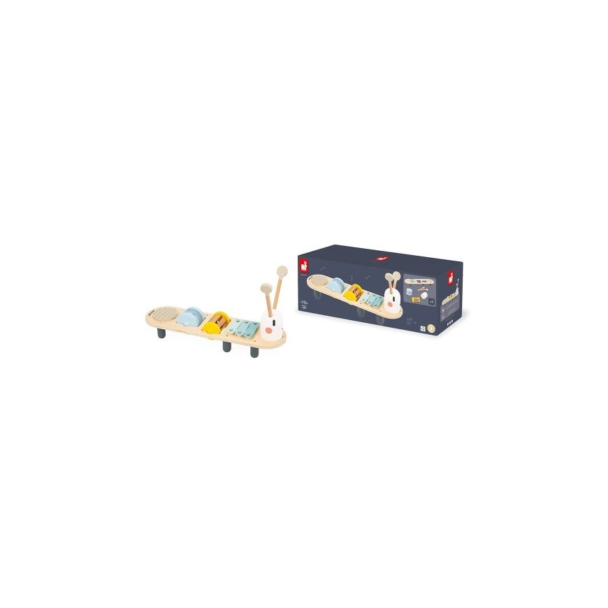 Janod Sweet Cocoon Earthworm Musical Mini Table
