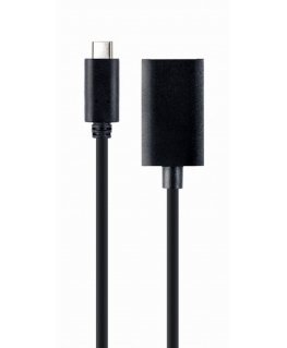 Gembird A-CM-DPF-02 vaizdo kabelio adapteris 0,15 m C tipo USB DisplayPort Juoda