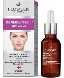 FLOSLEK Rejuvenating acid peeling for the night 30 ml