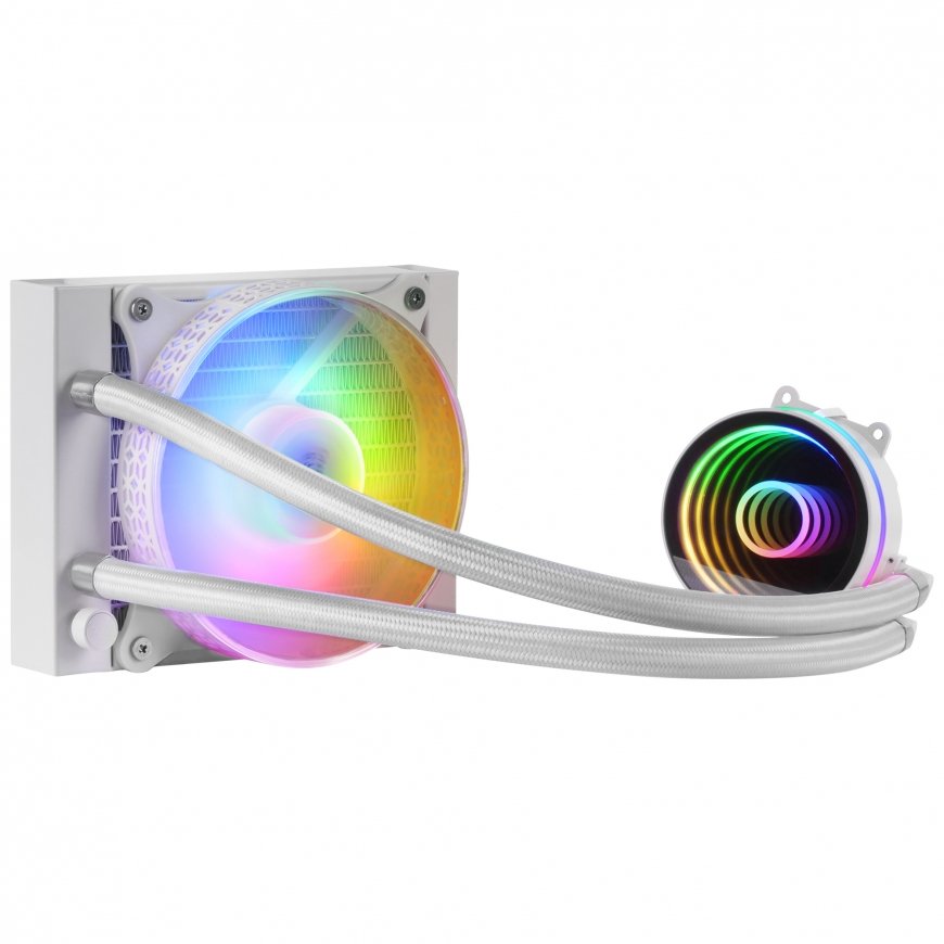 Mars Gaming MLONE120W Datora dzesēšanas sistēma Procesors Universāls šķidruma dzesētājs 12 cm Balts