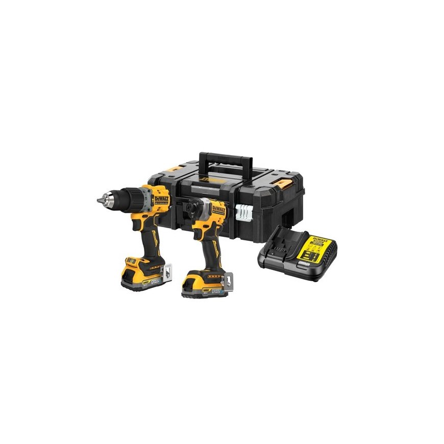 DeWALT DCK2050E2T-QW elektroinstrumentu komplekts (combo) Baterija