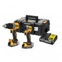 DeWALT DCK2050E2T-QW sähkötyökalun yhdistelmäpakkaus Akku DeWALT DCK2050E2T-QW sähkötyökalun yhdistelmäpakkaus Akku