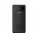 Sandberg 420-75 nešiojamasis įkroviklis Ličio-jonų (Li-Ion) 50000 mAh Juoda Sandberg 420-75 nešiojamasis įkroviklis Ličio-jonų (Li-Ion) 50000 mAh Juoda