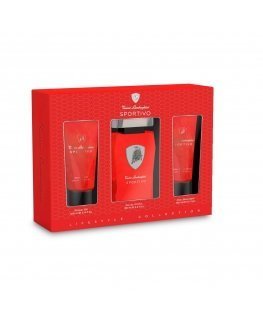 Set Tonino Lamborghini Sportivo Eau de toilette 125ml Spray gel 100ml Aftershave balm 100ml